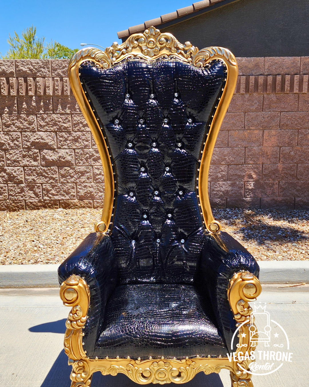 Throne Alignment Black On Gold Royalty by Vegas Throne Rental in Las Vegas, NV - Alignable