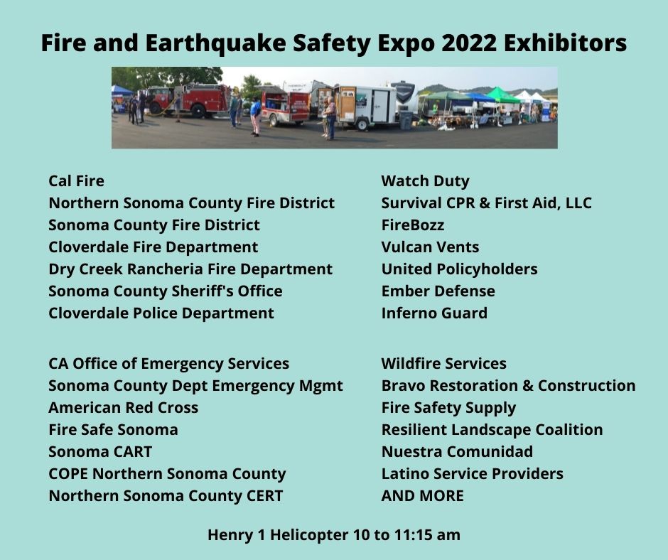 Fire and Earthquake Safety Expo 2022 by Cherri Pedrioli Relationship