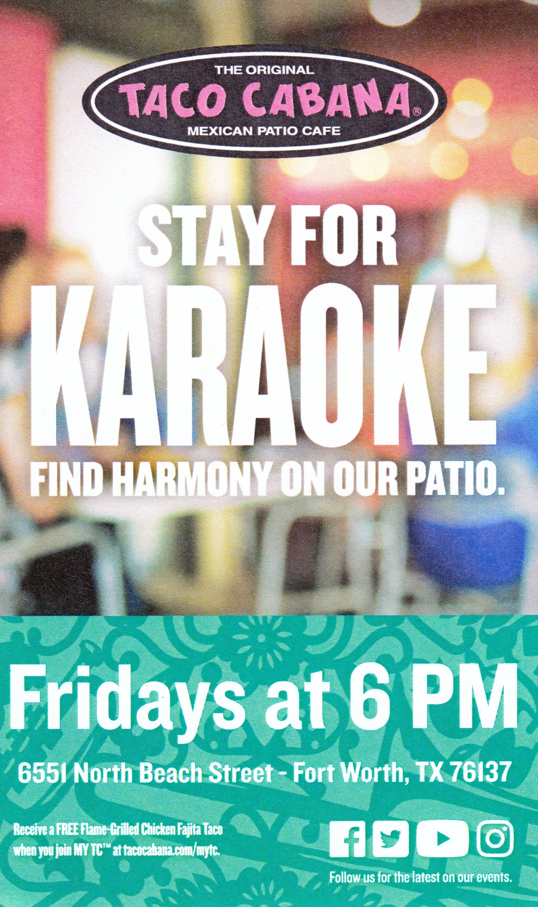 Taco Cabana Friday Night Karaoke by Carry On DJ Services in Fort Worth