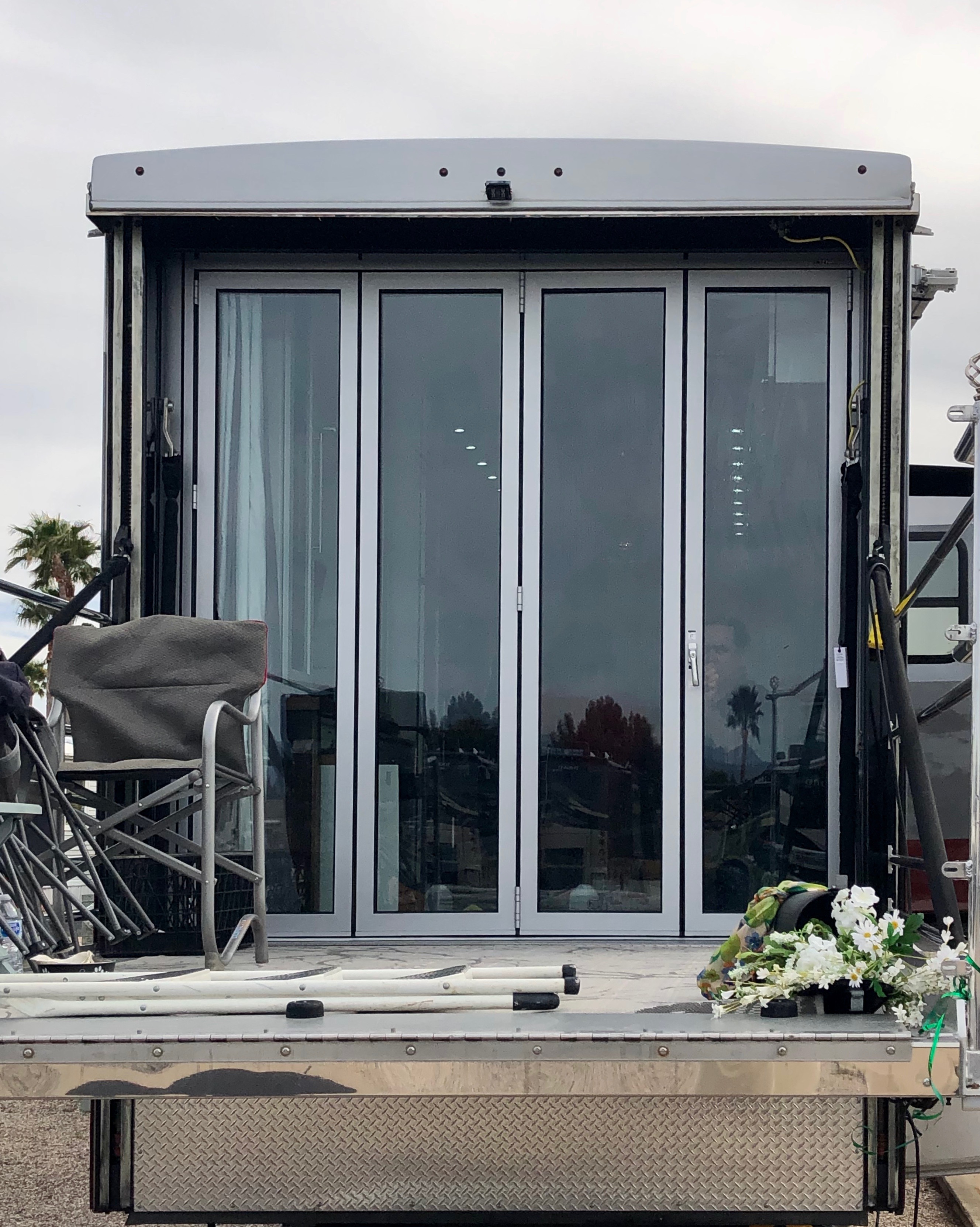 EZ FOLDADOOR CUSTOM MOTORHOME TRANSFORMATION by EZ FOLDADOOR BIFOLD PATIO DOORS in Anaheim