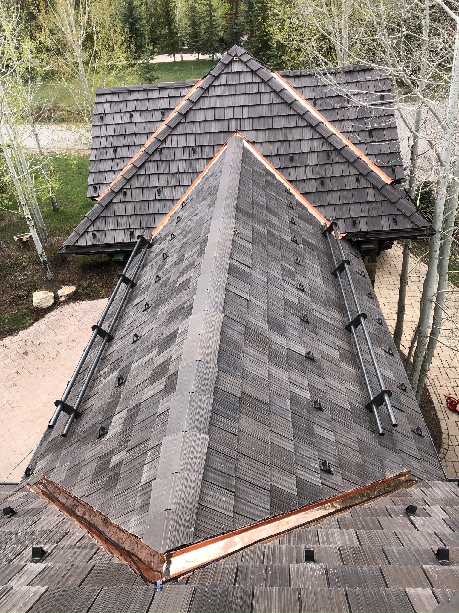 5”6” K Style Seamless Gutter fabrication & Installation by Z&Z Roofing
