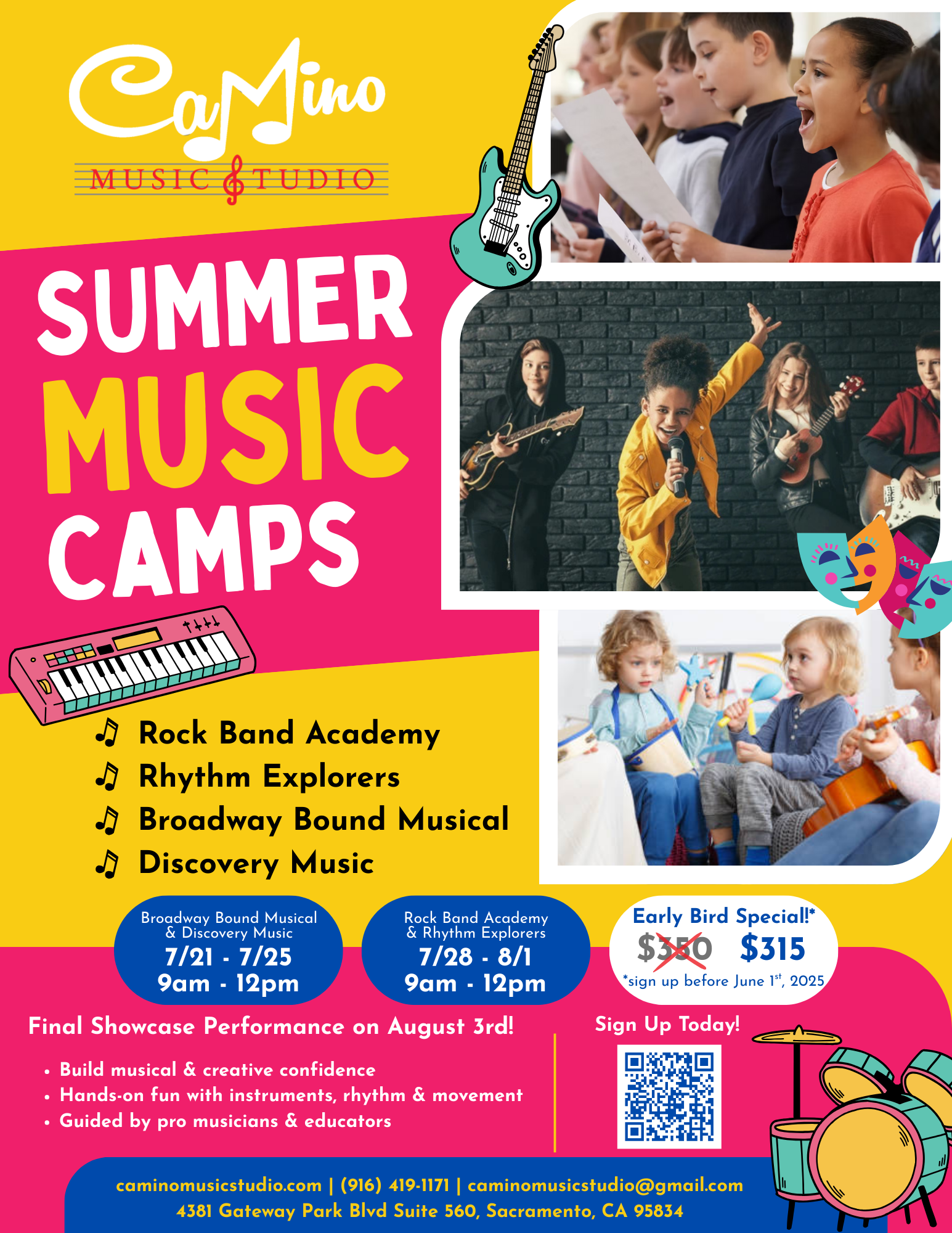Summer Camps by Camino Music Studio in Sacramento, CA - Alignable