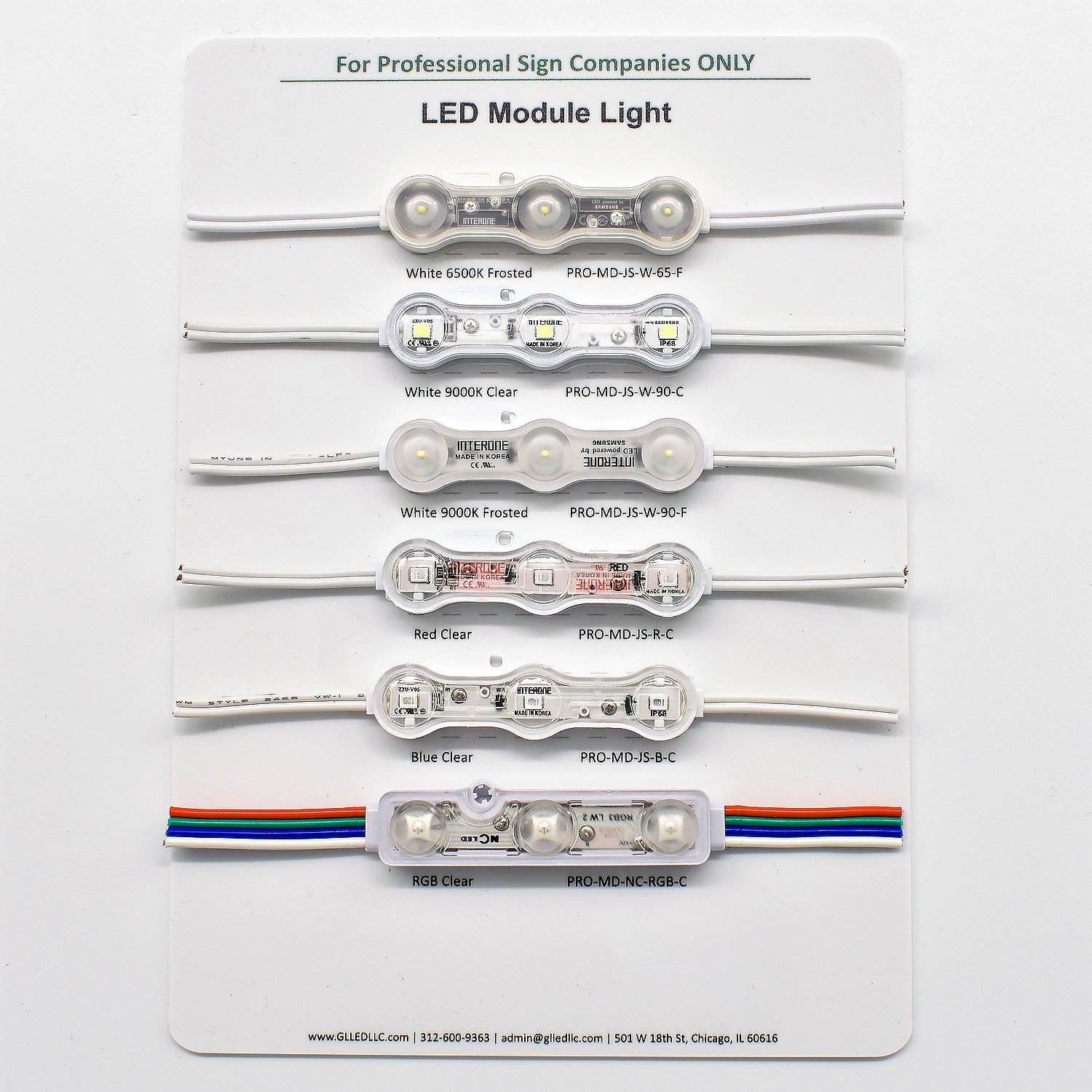 LED Module for Professional Sign Companies by GL LED US LIGHTING in ...