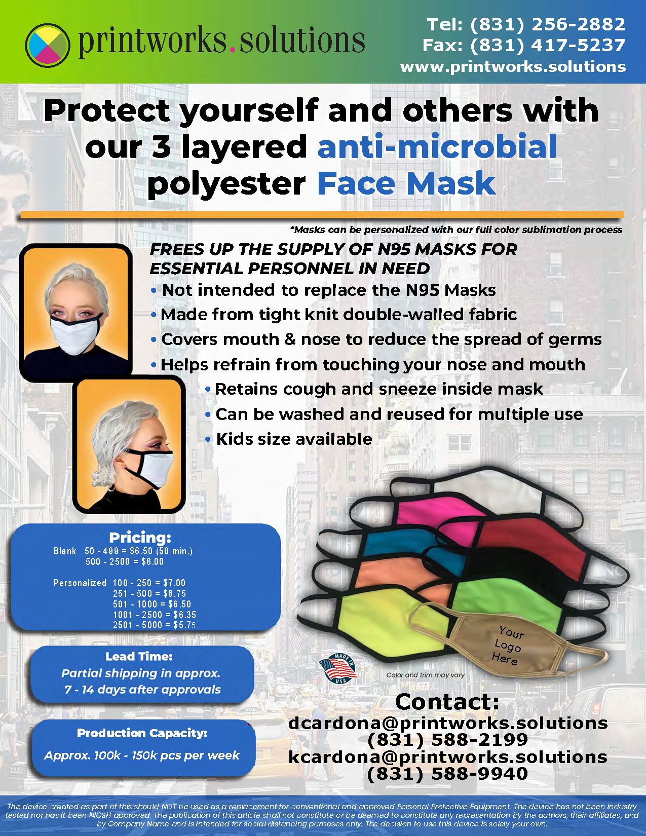 Do you know any resources in Salinas for PPE (personal protective