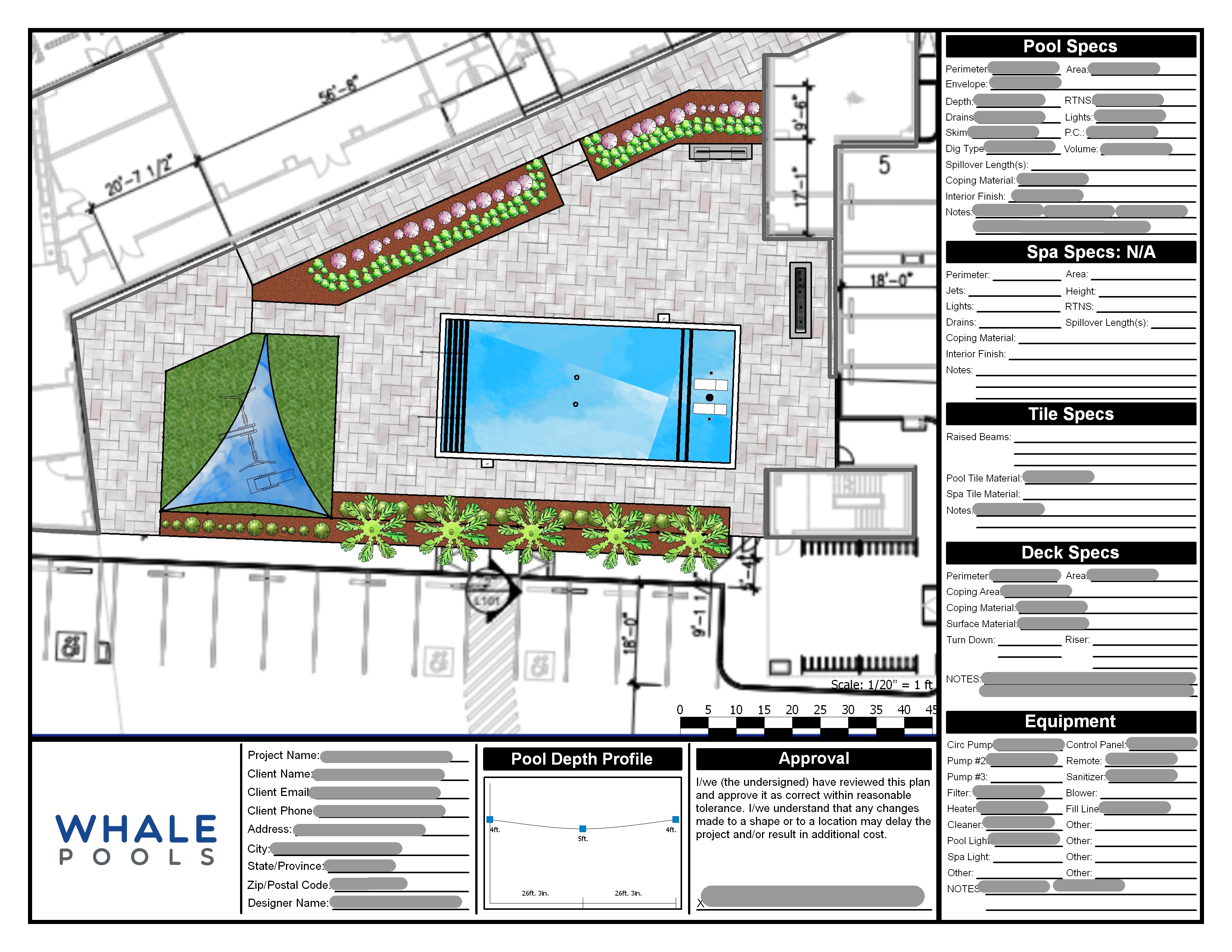 Commercial Swim Pool Rendering and Design by Whale Pools - Swimming ...